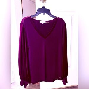 Calvin Klein long sleeve top - purple/eggplant color 💜